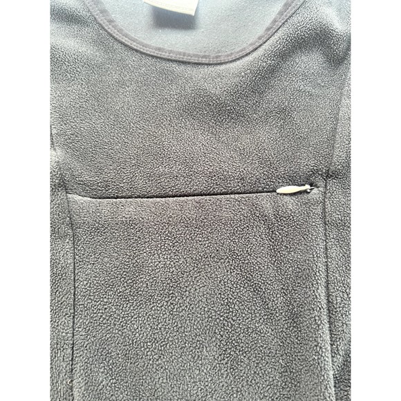 Nike Pullover Womens M Vintage‎ y2k Fleece Sweatshirt Black Pocket Therma Fit - Picture 6 of 12